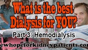 Treatment Options for Kidney Patients: Hemodialysis